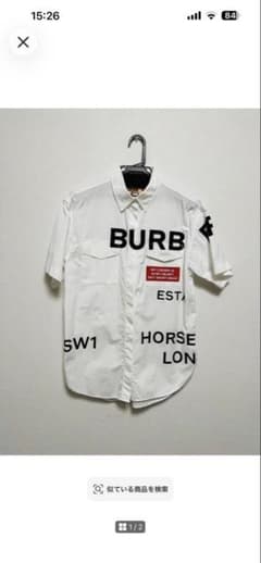 BURBERRY 半袖シャツ ホワイトのサムネイル