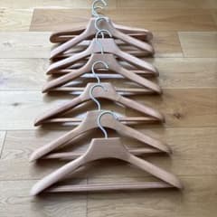 無印木製ハンガー 40cm 7本 - メルカリ