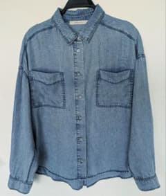 新品 Jena espace merveilleuxテンセルデニムシャツ 1のサムネイル