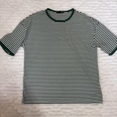 ボーダーTシャツ グリーンのサムネイル