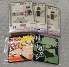 이치 반 쿠지 NARUTO H상 클리어 케이스 스탠드 J상 고무 코스터