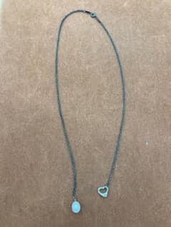 北7189】TIFFANY&Co. オープンハート ラリアット ネックレス - メルカリ