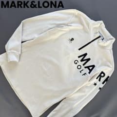 MARK&LONA マークアンドロナ ハーフジップ スウェット 裏起毛 ロゴ