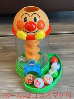 オマケボール付き‼️にぎって! おとして! くるコロタワー アンパンマンのサムネイル