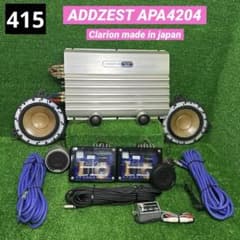 ADDZEST SRT1680HX APA4204 アンプ スピーカーセット ADDZEST SRT1680HX APA4204 アンプ スピーカーセット - メルカリ