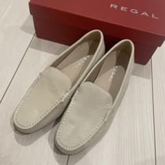 REGAL アイボリー レザー ローファー　F02Qのサムネイル