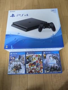 PS4 본체 500GB + 게임 소프트 3 개 세트