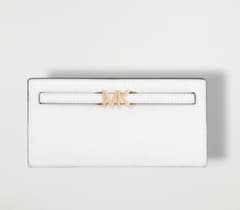 MICHAEL KORS ペブルレザー 長財布 金ロゴ 本革 白 新品 - メルカリ