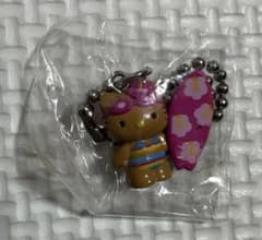 Hello Kitty Suntan Surf Keychain Heisei Retro