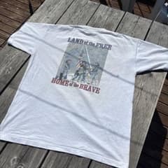 00s USA製 9.11 追悼 Tシャツ メモリアル 消防士のサムネイル