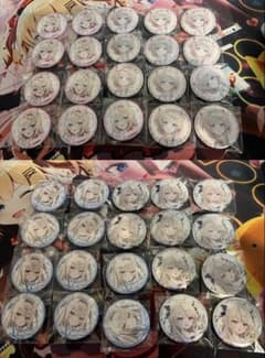 ホロライブ 缶バッジ フワモコ 40個セット - メルカリ