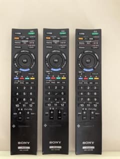 SONY テレビ用リモコン RMF-JD008 とRMF-JD007 3本セットのサムネイル