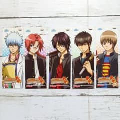 【即購入OK】　未開封　銀魂　キャラクターズ　コンプリートセット 銀魂 一番くじ 購入特典 しおり 5種コンプリートセット - メルカリ