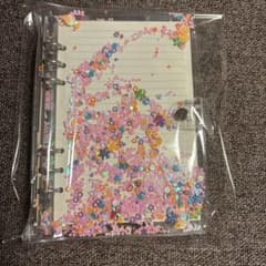 シェイカーノート リングノート A5 ルーズリーフ スパンコール バインダー
