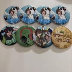 ワイテルズ シャークんNakamu 缶バッジ 8個セット タワばら - メルカリ