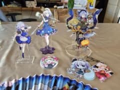 新品　十六夜咲夜　魂魄妖夢アクスタフランドールスカーレット扇子小豆沢こはねバッジのサムネイル