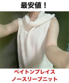 ⭐︎ペイトンプレイス 透けニット  ニット　ノースリーブ　着画あり⭐︎のサムネイル