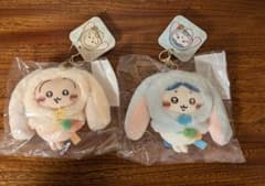 台湾限定 ちいかわ ロップイヤーなマスコット ハチワレ&うさぎ 2点