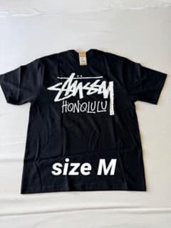 STUSSY ホノルル限定 Tシャツ ブラック Mサイズ - メルカリ