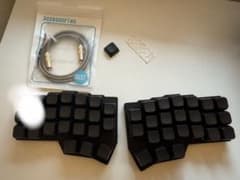 新品】corne v4 cherry マットブラックアクリル フルセット完成品