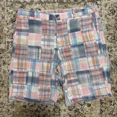 00s LLBean パッチワーク マドラスチェック ショートパンツ ショーツ