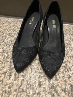 REZOY パンプス ブラック レースのサムネイル