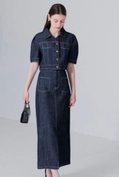 Leja デニムセットアップ 上下セット ジャケット スカートのサムネイル