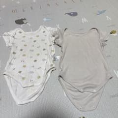 動物柄 ベビー肌着 60cm 2枚セットのサムネイル