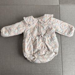 tete a tete 花柄 キルティング ロンパース 80cmのサムネイル
