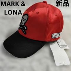 新品タグ付 マークアンドロナ ゴルフキャップ 帽子 赤 黒 カモフラ スカル F 新品タグ付 マークアンドロナ ゴルフキャップ 帽子 赤 黒 カモフラ