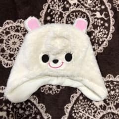 ふわふわ 子ども 帽子 48~50cm くま アルパカのサムネイル