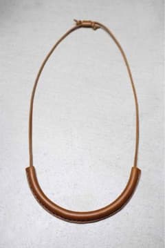 CRESCIONI CIRCUIT NECKLACE SADDLE BROWNのサムネイル