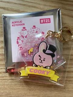 BT21 아크릴 열쇠 고리 COOKY 국