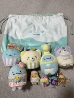 스미코구라시 봉제인형 키홀더 마르쉐 1번 복권 토가게 고양이