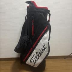 ⭐︎ブルースカイ　タイトリスト　 スタンドキャディバッグ 黒/赤 ⭐︎ブルースカイ様専用 タイトリスト スタンドキャディバッグ 黒/赤