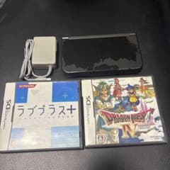New 3DS LL メタリックブラック ソフト2本　SDカード付　液晶漏れのサムネイル