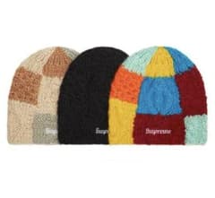 Supreme パッチワーク ニット帽 マルチBlock Knit Beanie - メルカリ