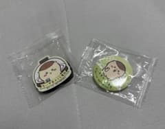ちいかわ くら寿司 コラボ マグネット 缶バッジ　くりまんじゅう　シーサーのサムネイル