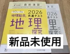 大学入学共通テスト 実力完成 地理総合、地理探究のサムネイル