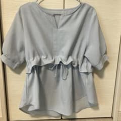 DHOLIC ライトブルー 半袖ブラウスのサムネイル