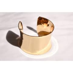 ゴールドメタルワイドバングルブレスレットのサムネイル