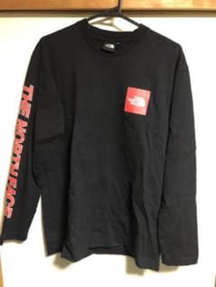 ノースフェイス ロンT ロングスリーブスクエアロゴスリーブティーのサムネイル