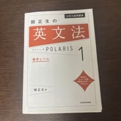 大学入試問題集 関正生の英文法ポラリス[1 標準レベル]のサムネイル