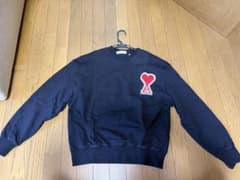 た*ン様 AMI PARIS アミパリス ハートロゴ スウェットスウェット 黒のサムネイル