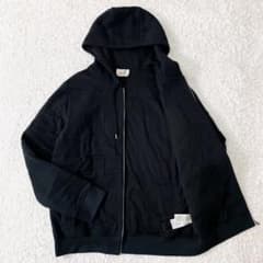 鑑定済・近年極美品！HERMES エルメス ジップアップパーカー フーディー L 鑑定済・近年極美品！HERMES エルメス ジップアップパーカー