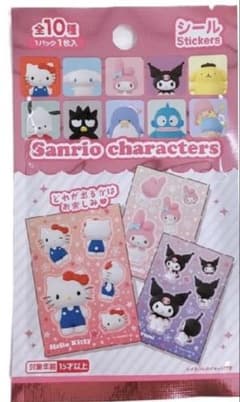 サンリオキャラクターステッカー ポムポムプリン×2枚 ハンギョドン×2枚のサムネイル