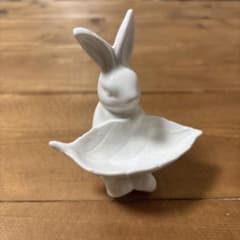 ナチュラルキッチン うさぎ 陶器 小物 置物 イースターのサムネイル