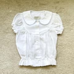 birinit petit 丸襟刺繍ブラウス 4A スペイン子供服のサムネイル