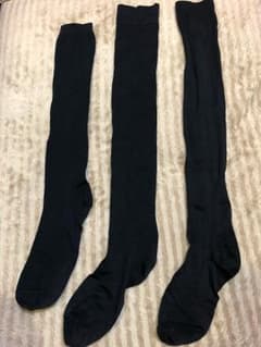 ニーハイソックス  ３足  中古のサムネイル