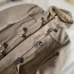 00s エルエルビーン 古着 ムートンダッフルコート 裏ボア XL ブラウン L.L.Bean エルエルビーン フリース ダッフルコート 裏ボア ベージュ